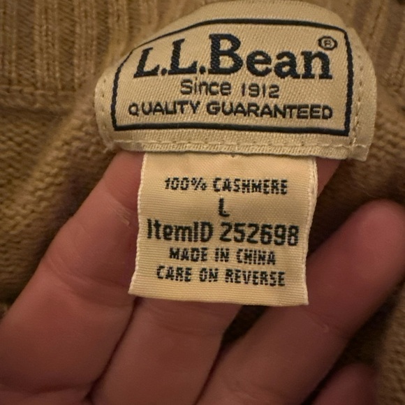 LL Bean Cashmere Sweater - Picture 4 of 6